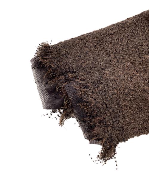 Curensology（カレンソロジー）Curensology (カレンソロジー) エトワールニットツイードカーディガン ブラウン サイズ:FREEの古着・服飾アイテム