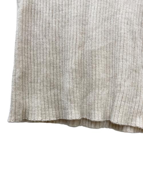 ENFOLD（エンフォルド）ENFOLD (エンフォルド) Soft Wool Rib レイヤーリブPO ベージュ サイズ:38の古着・服飾アイテム