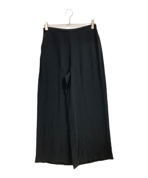 theory（セオリー）theory (セオリー) POWDER CREPE/WIDE LEG PO GH / ワイドパンツ ブラック サイズ:Sの古着・服飾アイテム