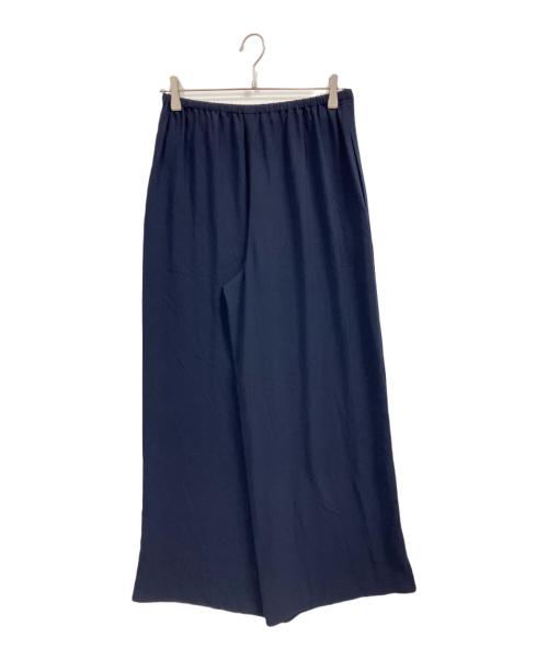 theory（セオリー）theory (セオリー) POWDER CREPE/WIDE LEG PO GH / ワイドパンツ ネイビー サイズ:Sの古着・服飾アイテム