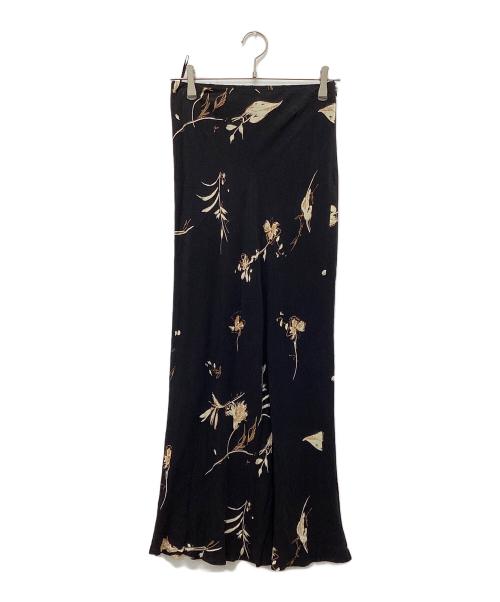 SACRA（サクラ）SACRA (サクラ) オータムフラワースカート ブラック サイズ:38の古着・服飾アイテム