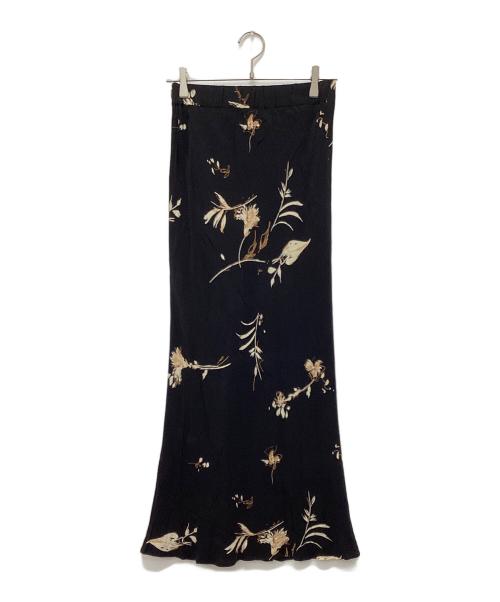 SACRA（サクラ）SACRA (サクラ) オータムフラワースカート ブラック サイズ:38の古着・服飾アイテム