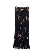 SACRAサクラ）の古着「オータムフラワースカート」｜ブラック