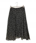 theory luxeセオリーリュクス）の古着「SHEER DOT JQ MIDIE」｜ブラック