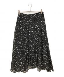 theory luxe（セオリーリュクス）の古着「SHEER DOT JQ MIDIE」｜ブラック