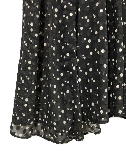 theory luxe（セオリーリュクス）theory luxe (セオリーリュクス) SHEER DOT JQ MIDIE ブラック サイズ:40の古着・服飾アイテム