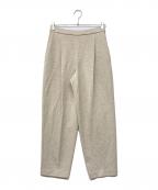 theoryセオリー）の古着「Double Knit LT N PO PLT Carrot K FE」｜ベージュ