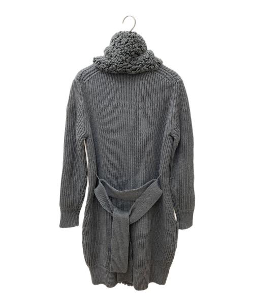 MONCLER（モンクレール）MONCLER (モンクレール) ニットコート 220939497800 グレー サイズ:Mの古着・服飾アイテム
