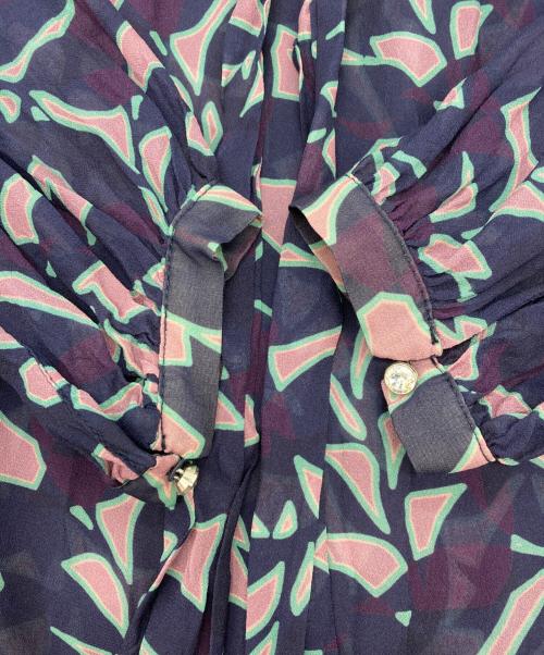 MEME ROAD（ミーム ロード）MEME ROAD (ミーム ロード) ボウタイブラウス ネイビー サイズ:42の古着・服飾アイテム