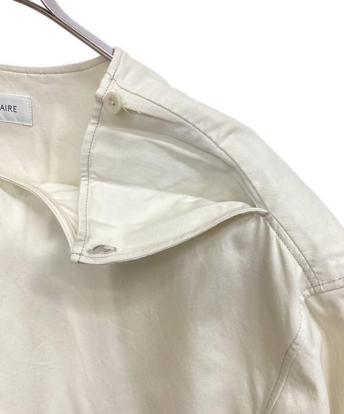 LEMAIRE（ルメール）LEMAIRE (ルメール) ボタンネックトップ アイボリー サイズ:SIZE52の古着・服飾アイテム