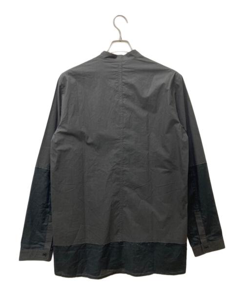 SILENT by DAMIR DOMA（サイレント バイ ダミールドーマ）SILENT by DAMIR DOMA (サイレント バイ ダミールドーマ) スリーブ切替シャツ ブラック サイズ:Ｍの古着・服飾アイテム