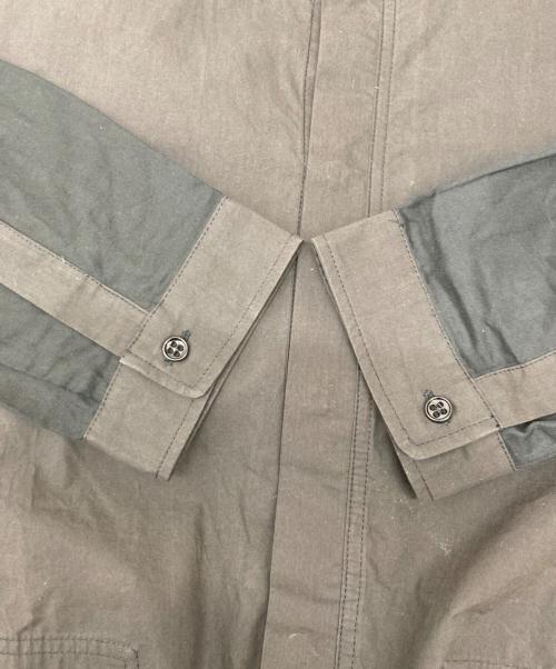 SILENT by DAMIR DOMA（サイレント バイ ダミールドーマ）SILENT by DAMIR DOMA (サイレント バイ ダミールドーマ) スリーブ切替シャツ ブラック サイズ:Ｍの古着・服飾アイテム