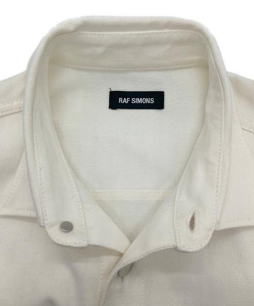 RAF SIMONS（ラフシモンズ）RAF SIMONS (ラフシモンズ) CARRY OVER DENIM SHIRT アイボリー サイズ:Mの古着・服飾アイテム