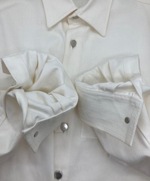 RAF SIMONS（ラフシモンズ）RAF SIMONS (ラフシモンズ) CARRY OVER DENIM SHIRT アイボリー サイズ:Mの古着・服飾アイテム