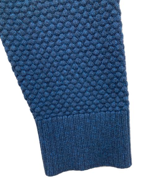 JOSEPH HOMME（ジョゼフ オム）JOSEPH HOMME (ジョゼフ オム) シルクバルキーハニカム ニット ネイビー サイズ:48の古着・服飾アイテム