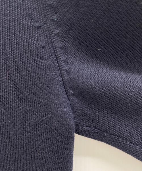 COMME des GARCONS HOMME（コムデギャルソン オム）COMME des GARCONS HOMME (コムデギャルソン オム) バイカラーカーディガン ネイビー サイズ:SIZE Sの古着・服飾アイテム