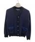 COMME des GARCONS HOMME（コムデギャルソン オム）の古着「バイカラーカーディガン」｜ネイビー