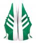 中古・古着 adidas (アディダス) スニーカー グリーン×ホワイト サイズ:27.5cm：7000円