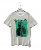 VALENTINOヴァレンティノ）の古着「プリントTシャツ」｜ホワイト