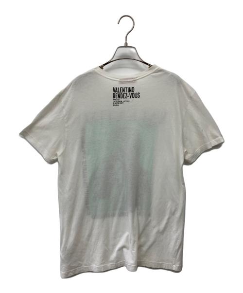VALENTINO（ヴァレンティノ）VALENTINO (ヴァレンティノ) プリントTシャツ ホワイト サイズ:XSの古着・服飾アイテム