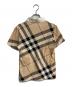 BURBERRY LONDON (バーバリーロンドン) チェック柄スキッパーシャツ　FA076-053-14 ベージュ サイズ:2：4000円