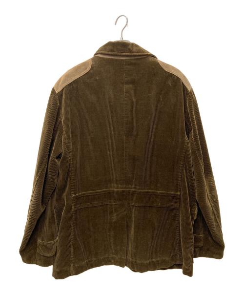 POLO RALPH LAUREN（ポロ・ラルフローレン）POLO RALPH LAUREN (ポロ・ラルフローレン) コーデュロイ切替ハンティングジャケット ブラウン サイズ:XLの古着・服飾アイテム
