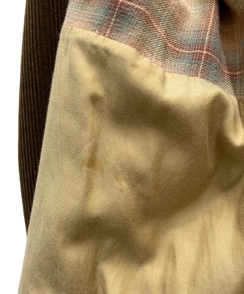 POLO RALPH LAUREN（ポロ・ラルフローレン）POLO RALPH LAUREN (ポロ・ラルフローレン) コーデュロイ切替ハンティングジャケット ブラウン サイズ:XLの古着・服飾アイテム
