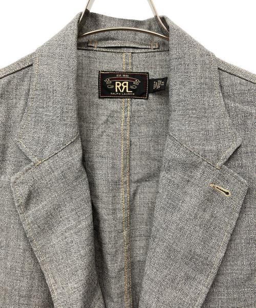 RRL（ダブルアールエル）RRL (ダブルアールエル) ウールコットンリネンスポーツコート グレー サイズ:XLの古着・服飾アイテム