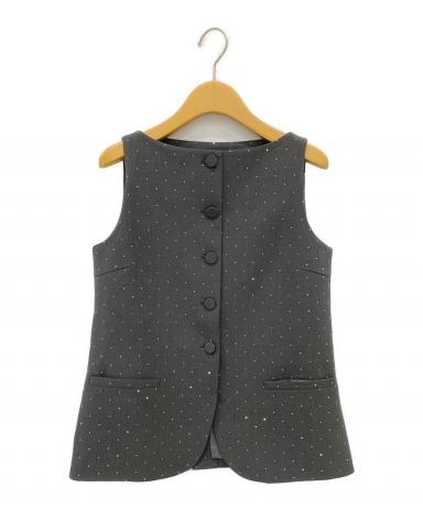 中古・古着通販】Bibiy. (ビビィ) JEWEL VEST グレー サイズ:F