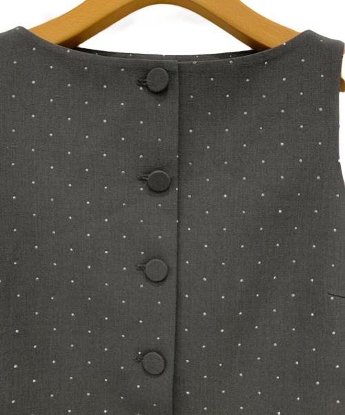 Bibiy.（ビビィ）Bibiy. (ビビィ) JEWEL VEST グレー サイズ:Fの古着・服飾アイテム