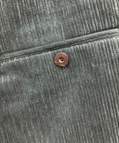 Dulcamara（ドゥルカマラ）Dulcamara (ドゥルカマラ) コーデュロイタックワイドパンツ グリーン サイズ:1の古着・服飾アイテム