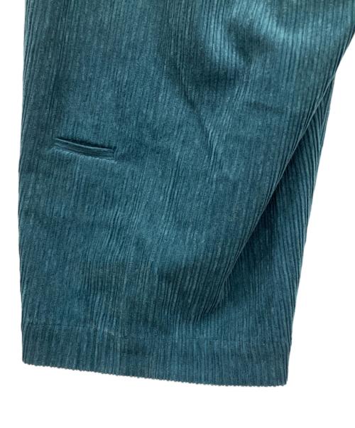 Dulcamara（ドゥルカマラ）Dulcamara (ドゥルカマラ) コーデュロイタックワイドパンツ グリーン サイズ:1の古着・服飾アイテム