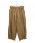 s’yte（サイト）の古着「リネン混ワイドパンツ」｜ベージュ