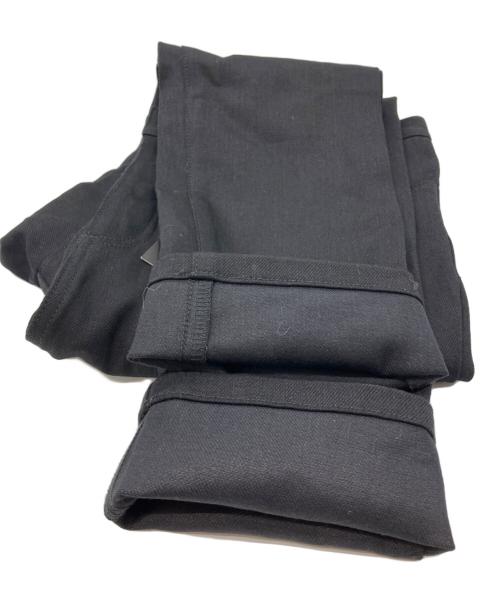 ato（アトウ）ato (アトウ) STRETCH DENIM SARROUEL PANTS　サルエルデニムパンツ ブラック サイズ:48 未使用品の古着・服飾アイテム