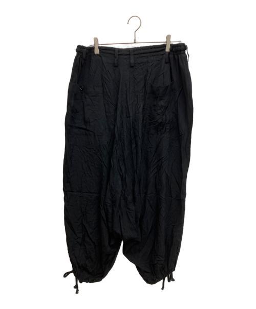 s’yte（サイト）s’yte (サイト) バルーンサルエルパンツ ブラック サイズ:3の古着・服飾アイテム