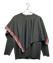 N.HOOLYWOOD（エヌ ハリウッド）の古着「レイヤードカットソー」｜グレー