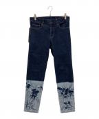 atoアトウ）の古着「ストレートデニムパンツ」｜インディゴ