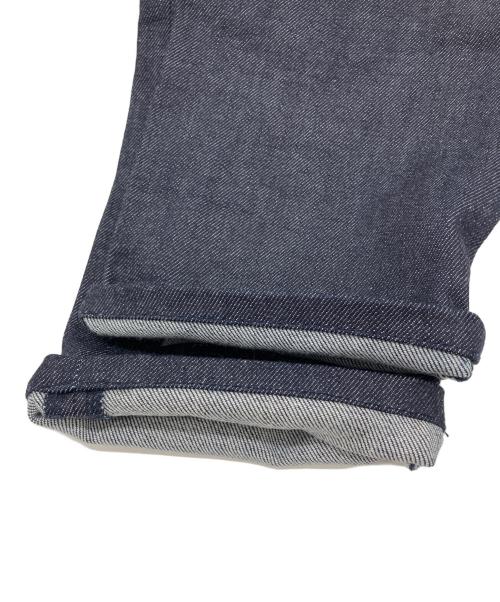 ato（アトウ）ato (アトウ) ベルト付サルエルデニムパンツ インディゴ サイズ:46の古着・服飾アイテム