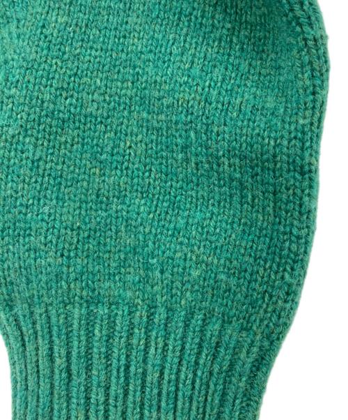 H BEAUTY&YOUTH（エイチ ビューティー&ユース）H BEAUTY&YOUTH (エイチ ビューティー&ユース) 5GAUGE CLASSIC WOOL BALLOON KNIT 1426-105-3820 グリーン サイズ:Sの古着・服飾アイテム