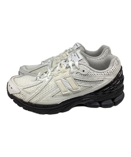 NEW BALANCE（ニューバランス）NEW BALANCE (ニューバランス) COMME des GARCONS HOMME (コムデギャルソン オム) スニーカー ホワイト×ブラック サイズ:26の古着・服飾アイテム