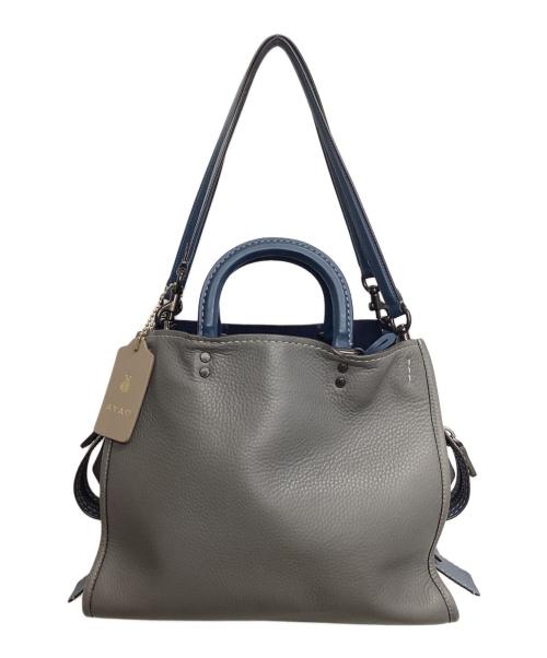 COACH（コーチ）COACH (コーチ) 2WAYバッグ グレーの古着・服飾アイテム