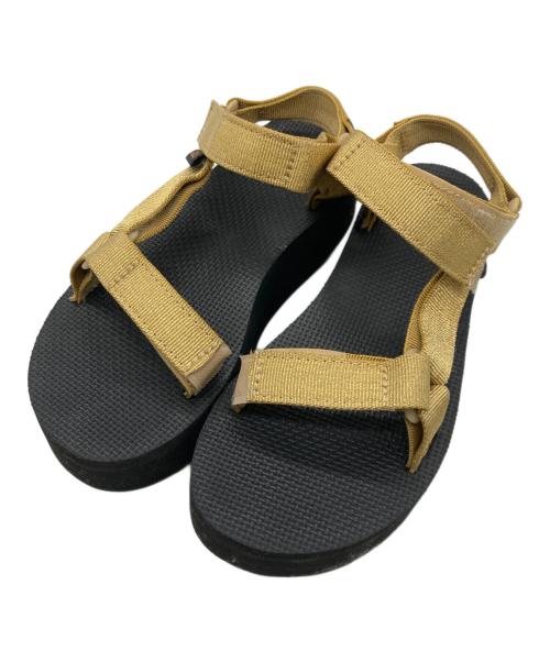 TEVA（テバ）TEVA (テバ) FLATFORM UNIVERSAL ゴールド サイズ:23cmの古着・服飾アイテム