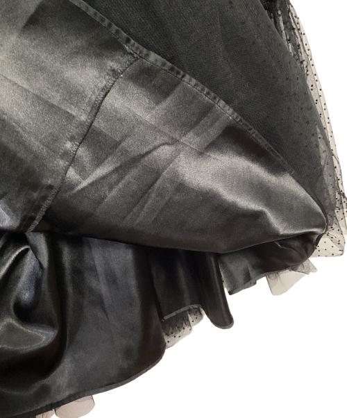 ARPEGE STORY（アルページュストーリー）ARPEGE STORY (アルページュストーリー) チュール重ねスカート ブラックの古着・服飾アイテム