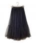 ARPEGE STORY (アルページュストーリー) チュール重ねスカート ブラック：5000円
