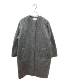 中古・古着通販】N.O.R.C (ノーク) モヘアシャギーロングコート グレー 