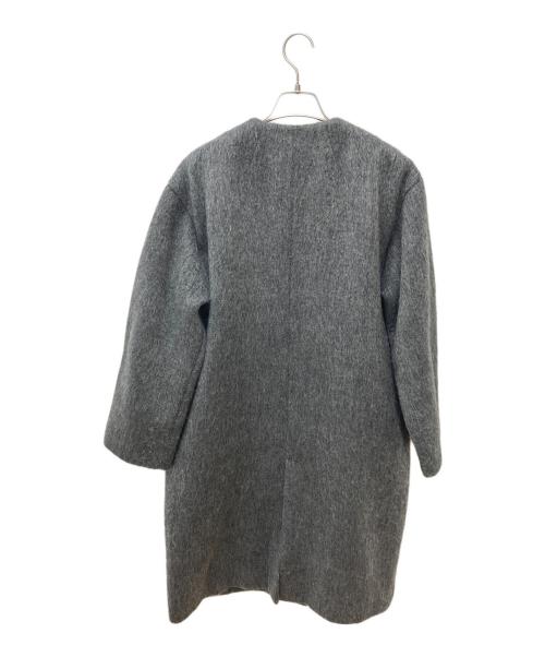 GALLEST（ギャレスト）GALLEST (ギャレスト) ボックスシャギーコート 523-97002 グレー サイズ:38の古着・服飾アイテム