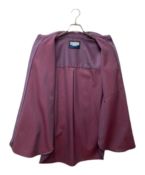 MAISON SPECIAL（メゾンスペシャル）MAISON SPECIAL (メゾンスペシャル) High Count Wool Prime-Over Shirt パープルの古着・服飾アイテム