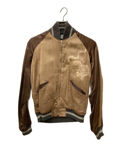 HOLLYWOOD RANCH MARKET（ハリウッドランチマーケッド）HOLLYWOOD RANCH MARKET (ハリウッドランチマーケッド) リバーシブルスカジャン ブラウン サイズ:2の古着・服飾アイテム