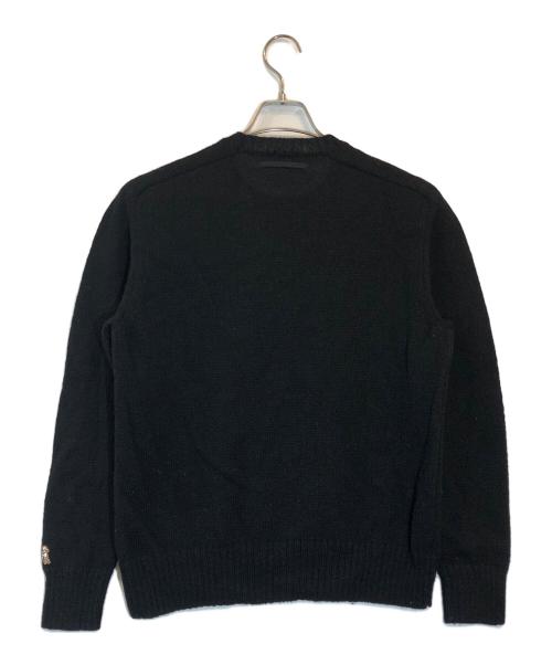 The shepherd UNDERCOVER（ザシェパード アンダーカバー）the shepherd UNDERCOVER (ザシェパード アンダーカバー) ローゲージラグランクルーネックニット ブラック サイズ:SIZE 3の古着・服飾アイテム