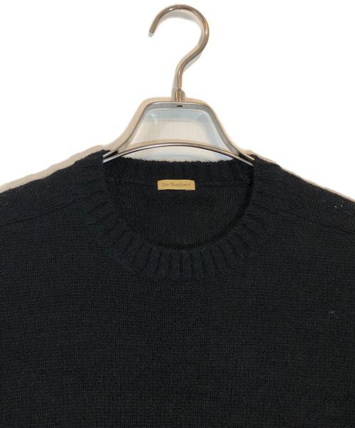 The shepherd UNDERCOVER（ザシェパード アンダーカバー）the shepherd UNDERCOVER (ザシェパード アンダーカバー) ローゲージラグランクルーネックニット ブラック サイズ:SIZE 3の古着・服飾アイテム